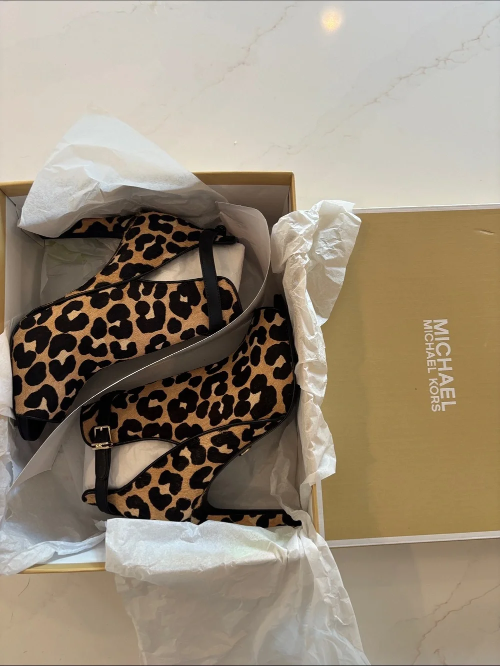 Michael Kors secure booties catching